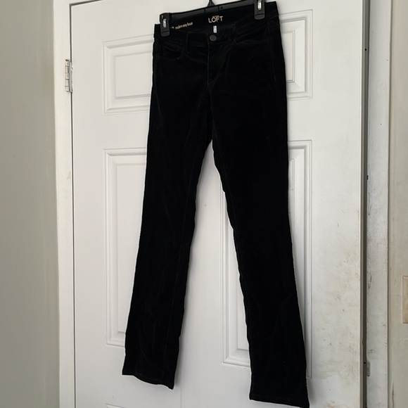 LOFT Denim - Ann Taylor loft black corduroy jeans